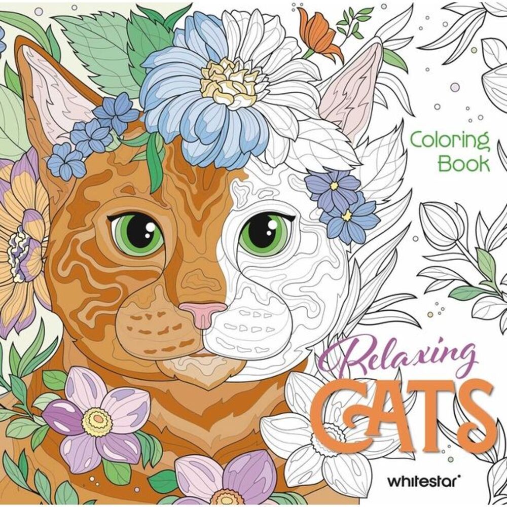 Relaxing Cats Coloring Book -- American Psychological Association